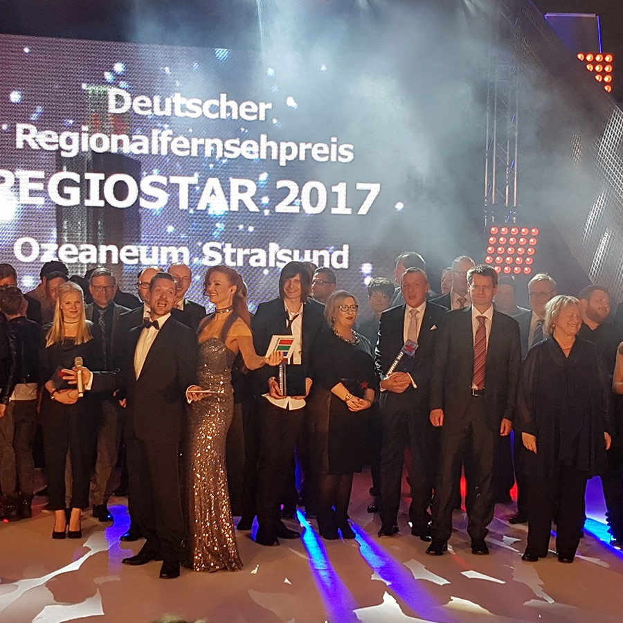 Deutscher Regionalfernsehpreis 2017 in Stralsund verliehen - Deutscher Regionalfernsehpreis 2017 in Stralsund verliehen